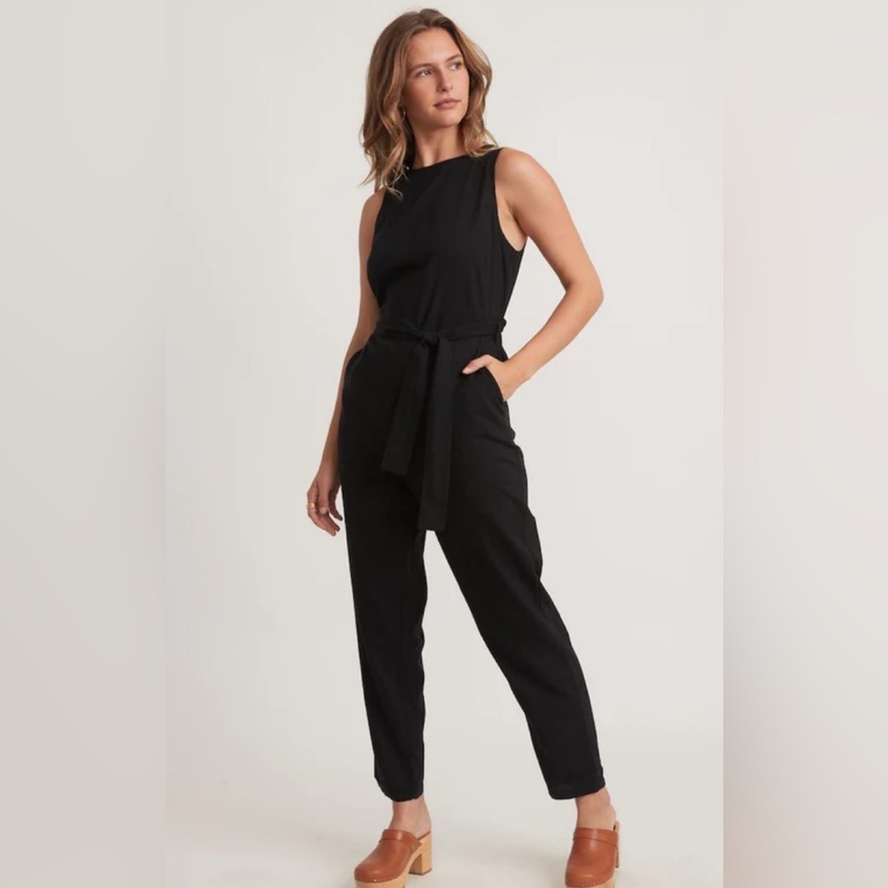 Marine Layer Eloise Belted Jumpsuit